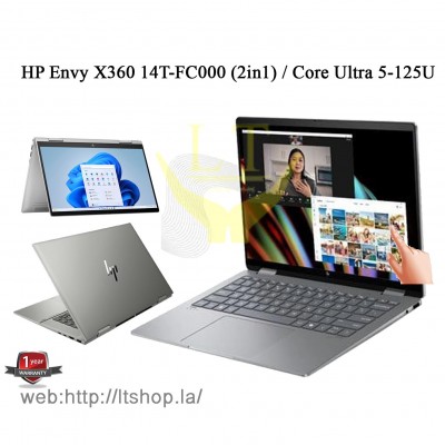 HP Envy X360 14T-FC000 (2in1) / Core Ultra 5-125U/ 14" Touchscreen