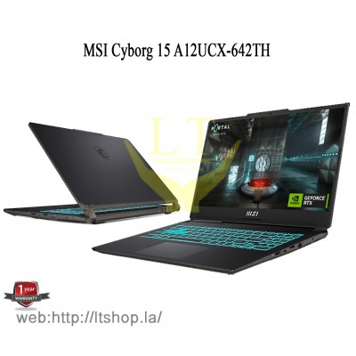  MSI Cyborg 15 A12UCX-642TH - Core i5-12450H/ RTX2050-4GB