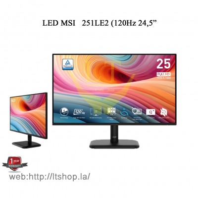 LED MSI   251LE2 (120Hz) 24,5"