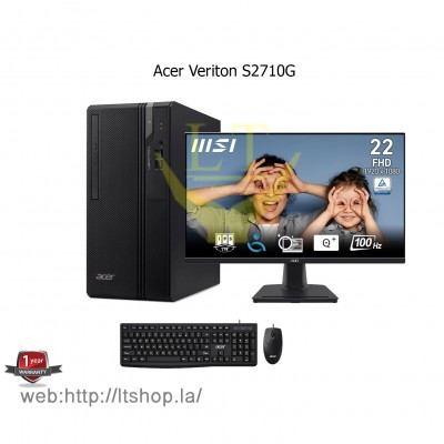 Acer Veriton VS2710G/ Core i3-13100 / 16GB / 21,5" / SSD 256+HDD1TB
