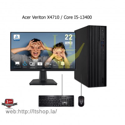Acer Veriton X4710G/ Core i5-13400 / 16GB / 21,5" / SSD 256+HDD1TB