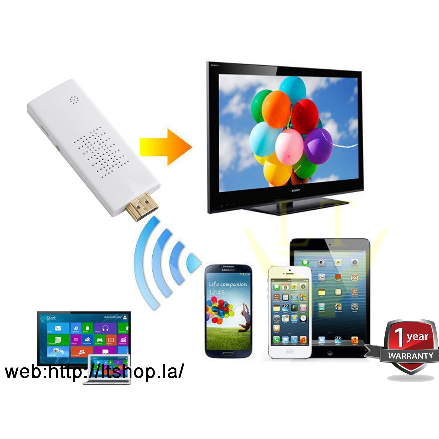 Iphone to HDMI WI_Fi TV