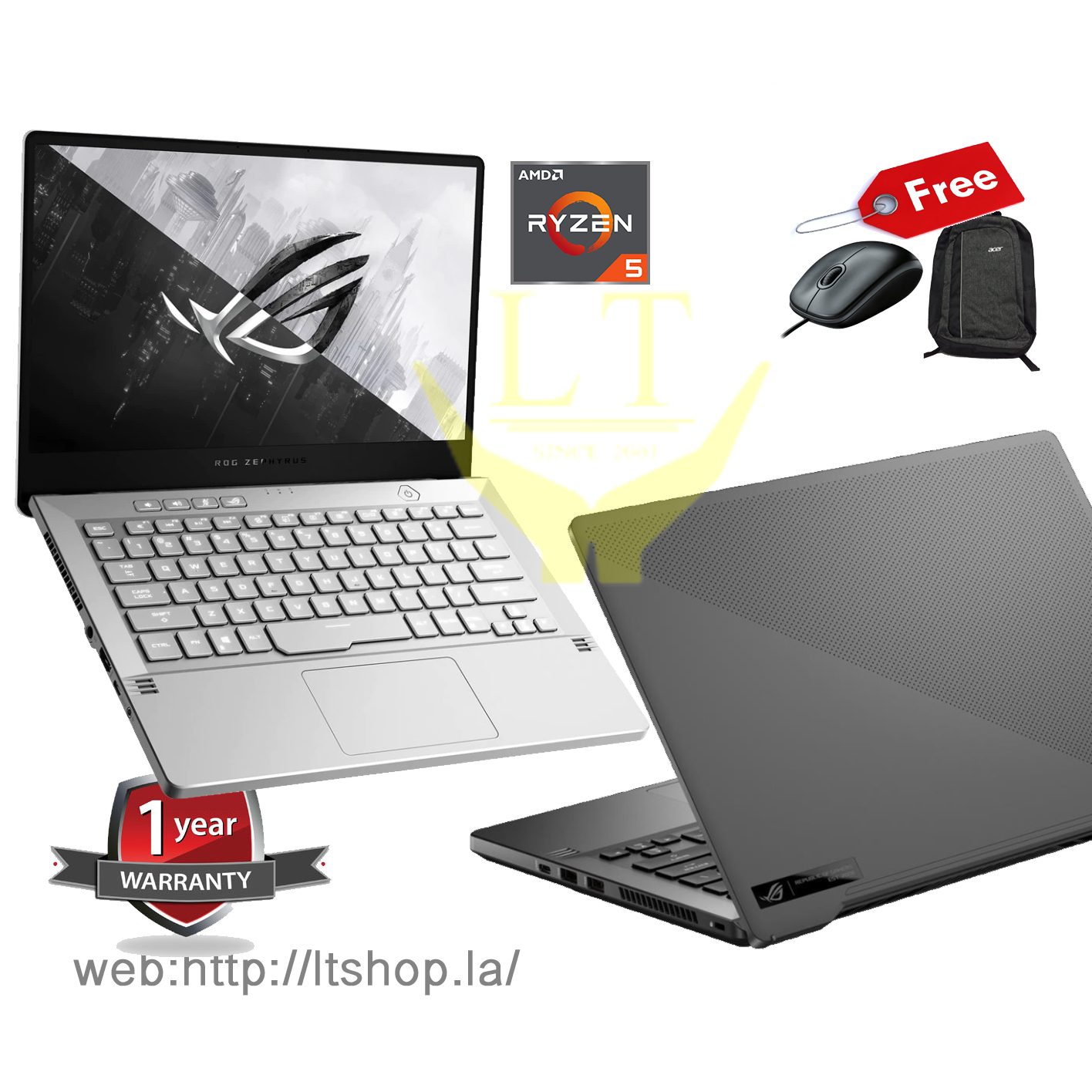ROG Zephyrus G14 GA401IH-BM013T - Ryzen 5 4600HS