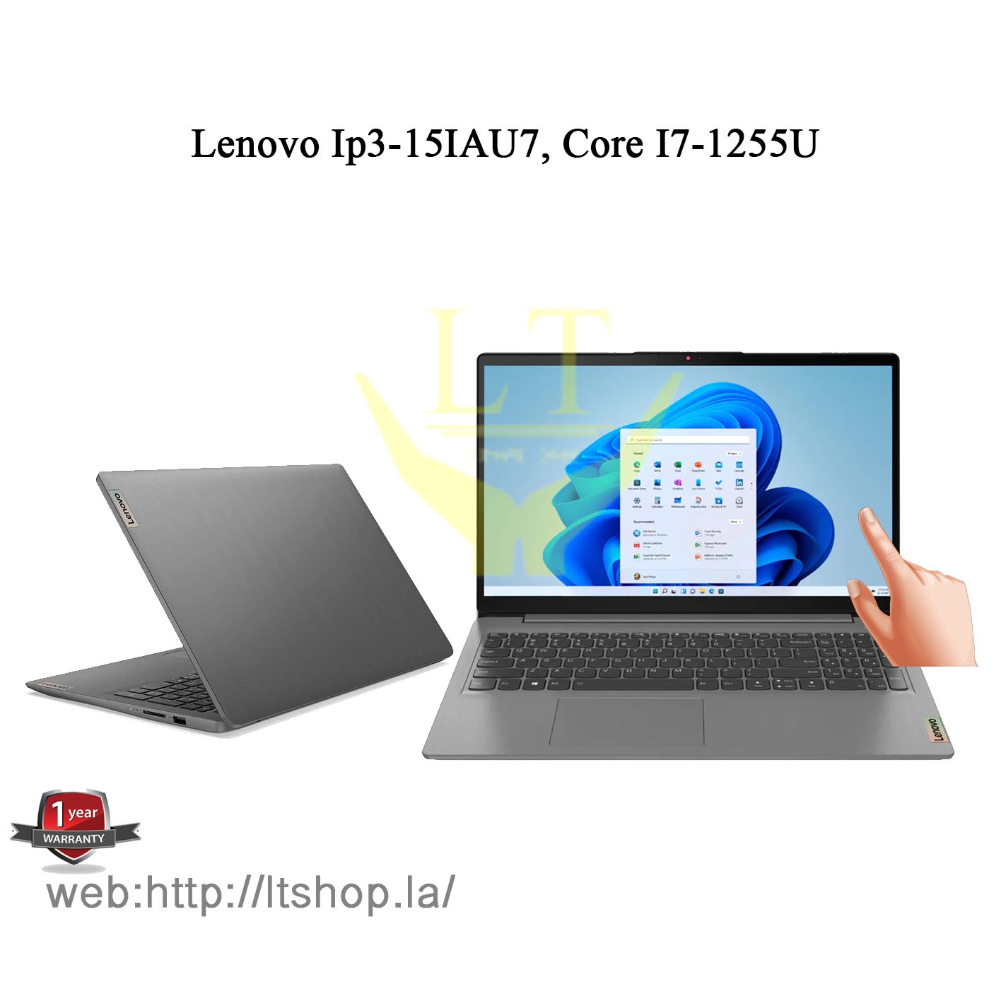 Lenovo Ip3-15IAU7, Core I7-1255U / 15,6