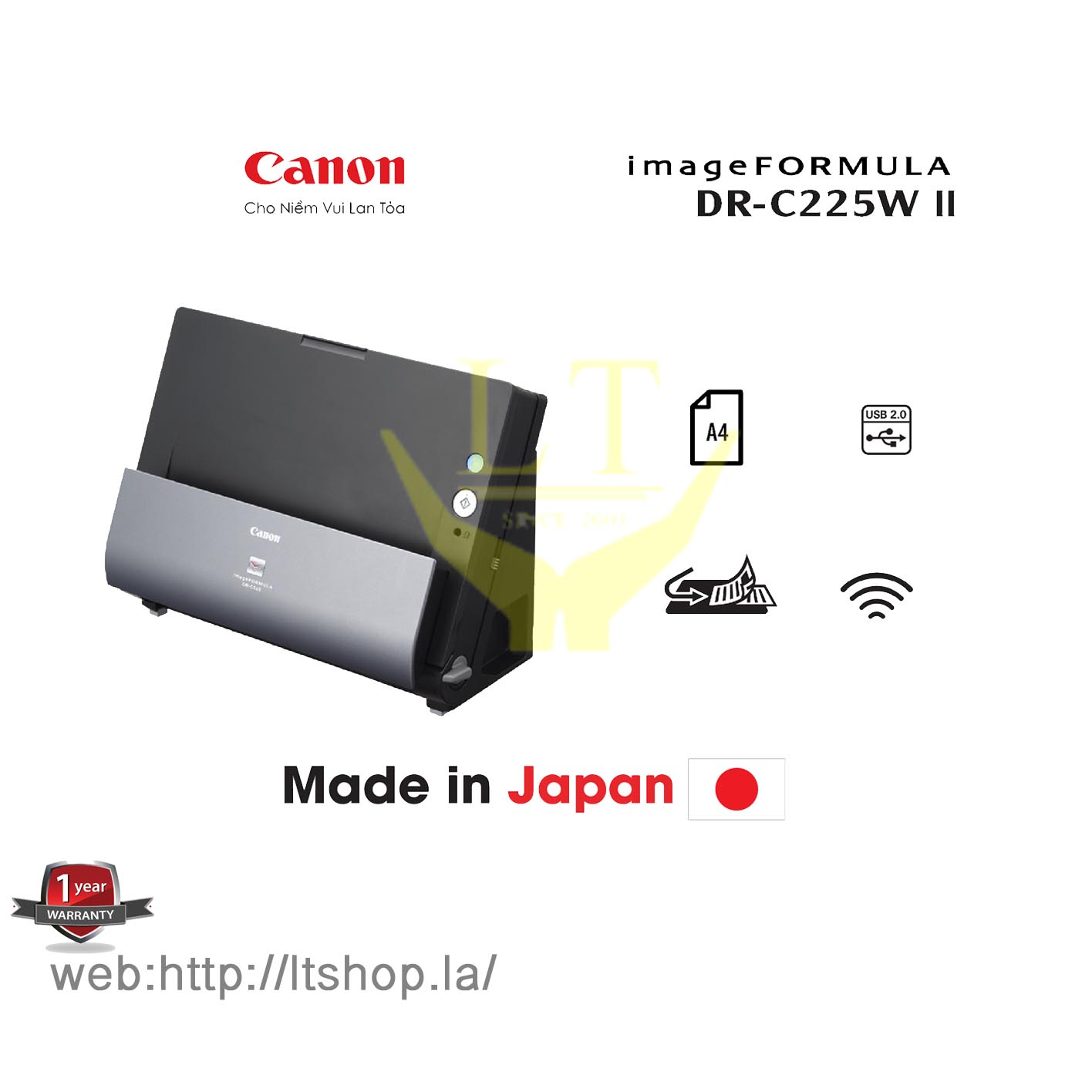 PC周辺機器 Canon - Canon DR-C225W II Amazon | Canon ドキュメントスキャナー imageFORMULA DR-C225W